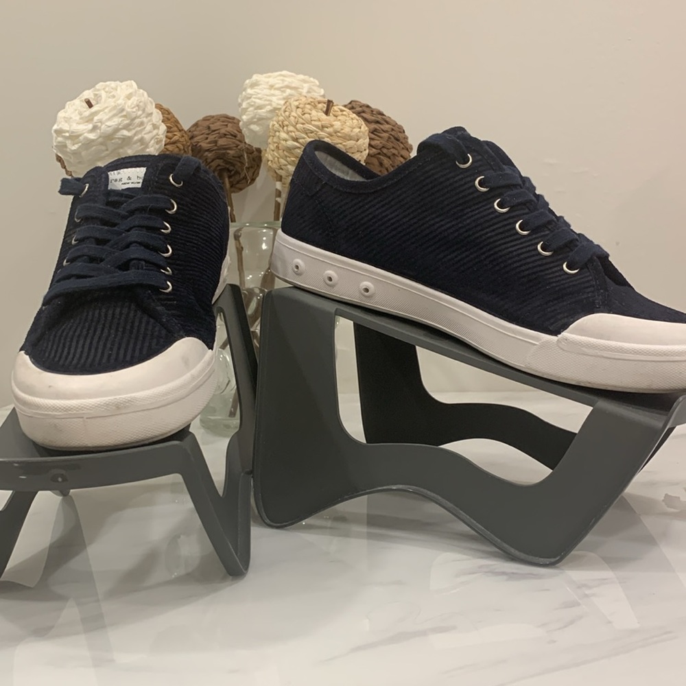Rag & Bone Standard Issue Cord Sneaker in Navy EU 40 - Picture 3 of 10